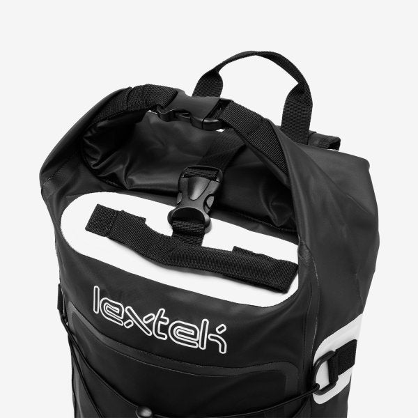 Lextek Waterproof Dry Bag Backpack 30Litre Black