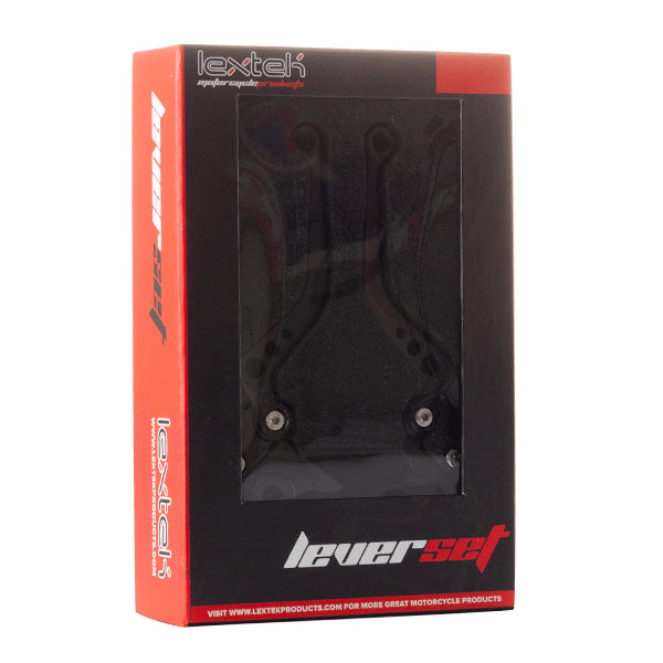 Lextek CNC Brake & Clutch Lever Set F-14 / RA-88 Short Black