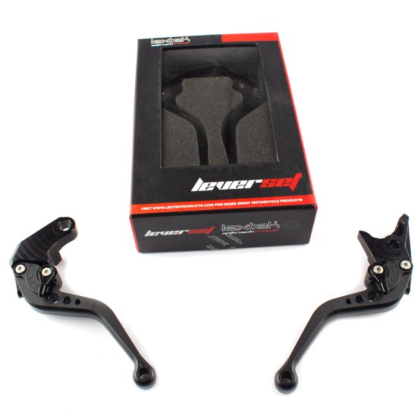 Lextek CNC Brake & Clutch Lever Set F-18 / H-65 Short Black