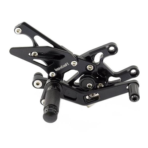 Lextek Black Rear Sets for Honda CBR 1000RR (08-19)