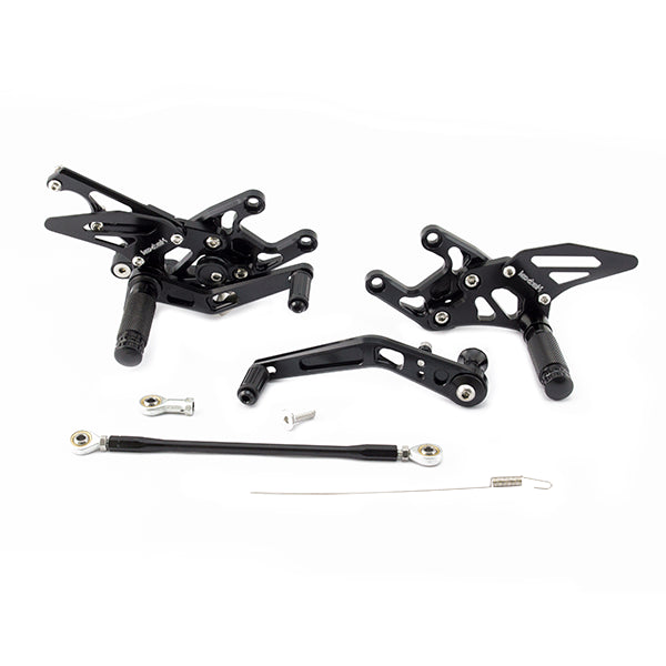 Lextek Black Rear Sets for Honda CBR 1000RR (08-19)