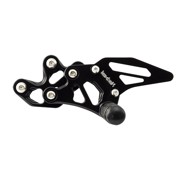 Lextek Black Rear Sets for Suzuki GSXR 600/750 (11-17)