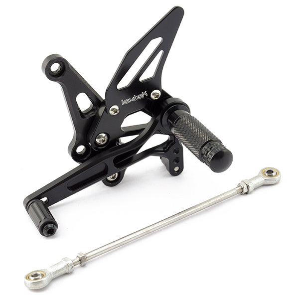 Lextek Black Rear Sets for Kawasaki Z1000 (11-18) SX (14-18)