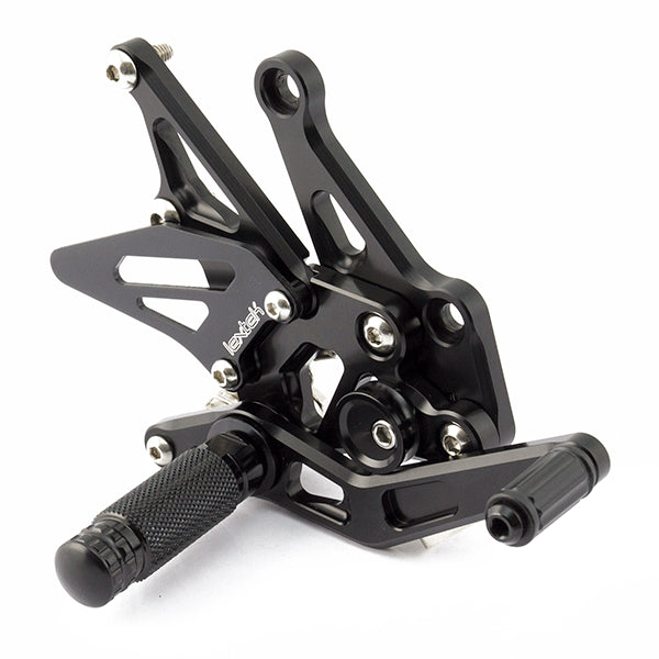 Lextek Black Rear Sets for Kawasaki Z1000 (11-18) SX (14-18)