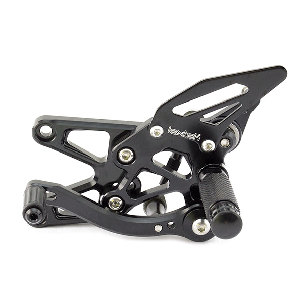 Lextek Black Rear Sets for BMW S1000RR (09-14) HP4 (12-14)