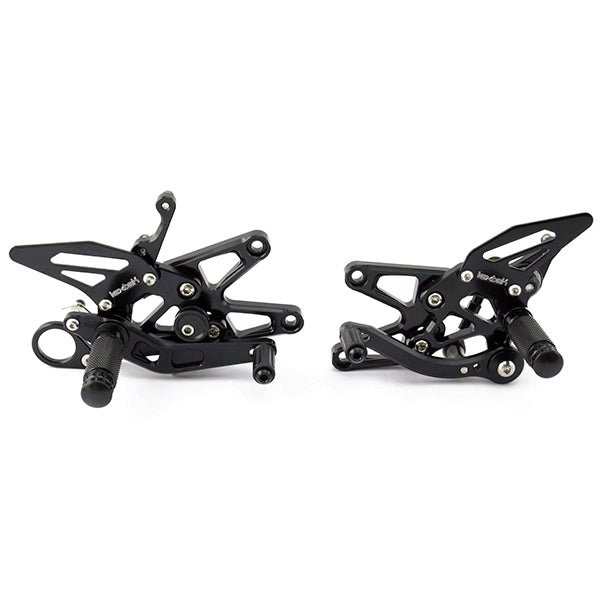 Lextek Black Rear Sets for BMW S1000RR (09-14) HP4 (12-14)