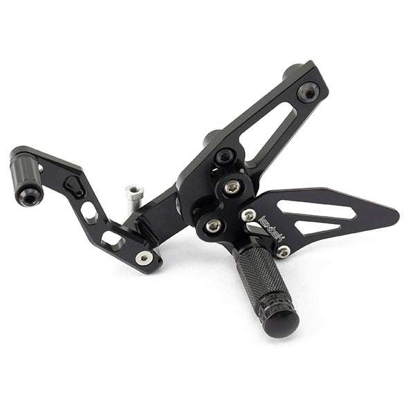 Lextek Black Rear Sets for Triumph Speed Triple 1050 (11-16)