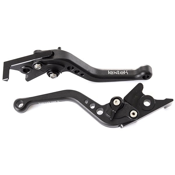 Lextek CNC Brake & Clutch Lever Set F-25 / H-17 Short Black