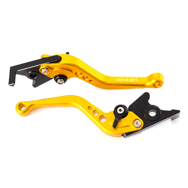Lextek CNC Brake & Clutch Lever Set F-25 / H-17 Short Gold