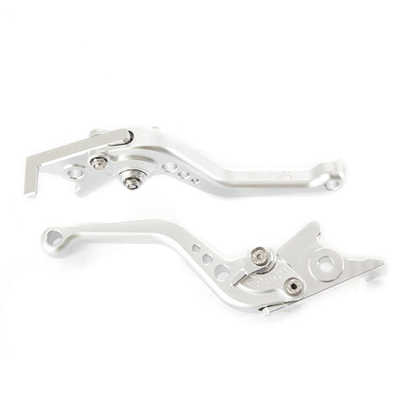 Lextek CNC Brake & Clutch Lever Set F-25 / H-17 Short Silver