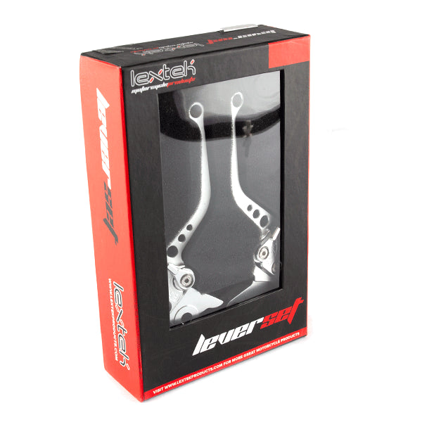 Lextek CNC Brake & Clutch Lever Set F-14 / RA-88 Short Silver