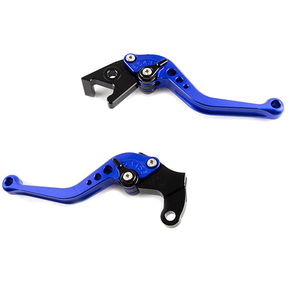 Lextek CNC Brake & Clutch Lever Set X-2 / S-13 Short Blue