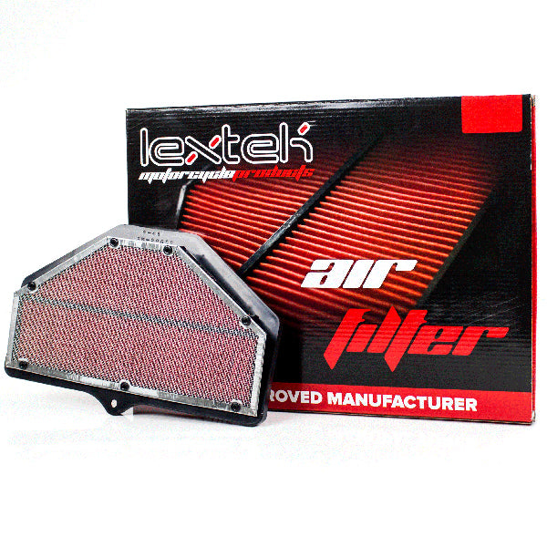 Lextek Air Filter Element for HFA3616, Suzuki 13780-29G00