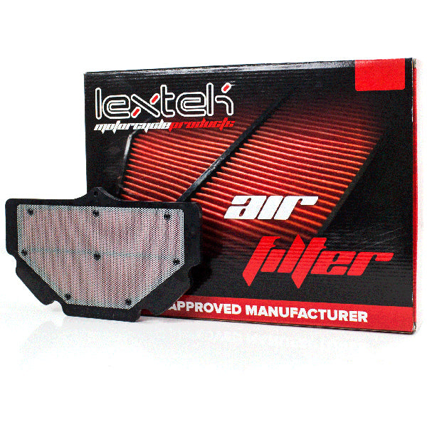 Lextek Air Filter Element for HFA3613, Suzuki 13780-44G00