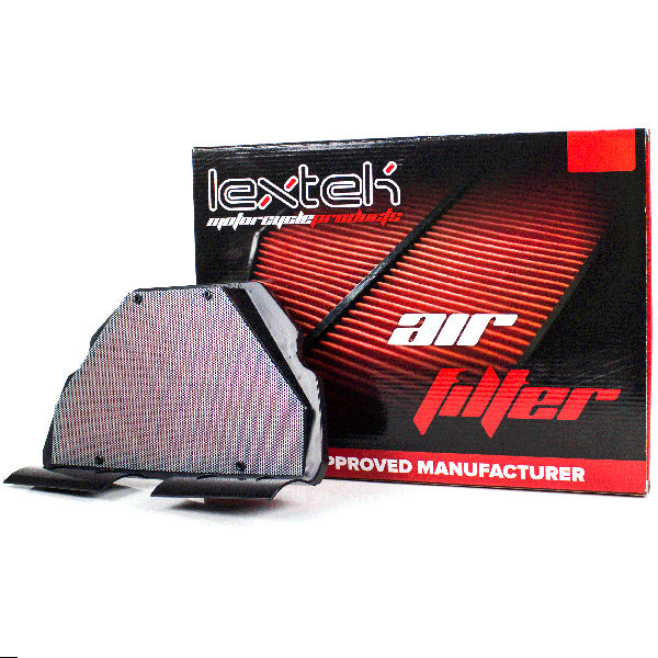 Lextek Air Filter Element for HFA1619, Honda 17210-MBW-D20, Honda 17210-MBW-D21
