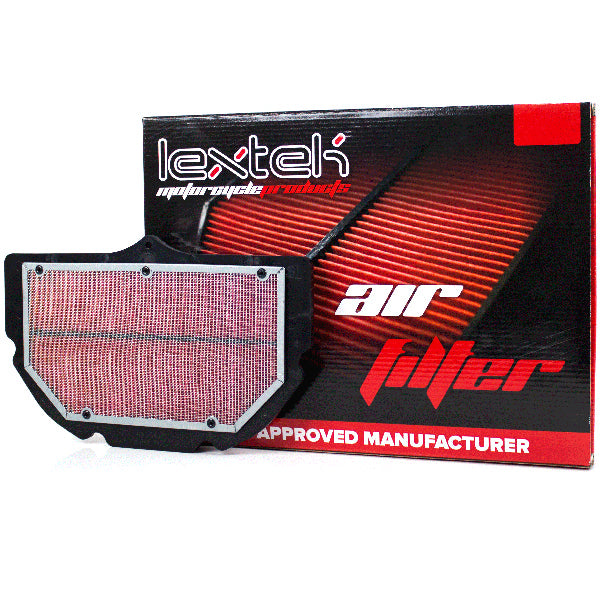 Lextek Air Filter Element for HFA3908, Suzuki 13780-35F00