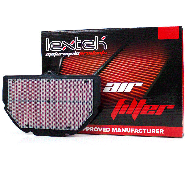 Lextek Air Filter Element for HFA3910, Suzuki 13780-41G00