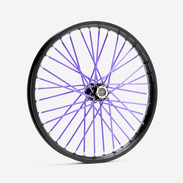 Lextek Purple Spoke Wraps 215mm (20pcs/Set)