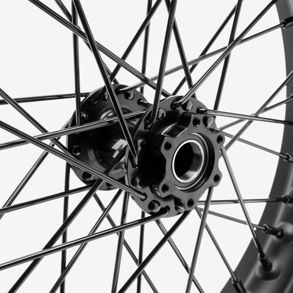 Full-E Charged Front & Rear Black Wheel Set for Sur-Ron Light Bee (14.2" x 2.15)