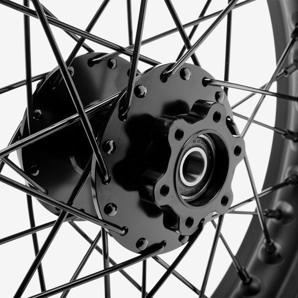 Full-E Charged Front & Rear Black Wheel Set for Sur-Ron Light Bee (14.2" x 2.15)