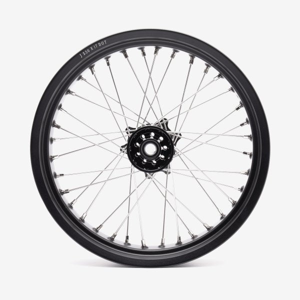 Full-E Charged Front And Rear Wheel Set 17inch X 3.5 & 17inch X 4.25 for Ultra Bee Black