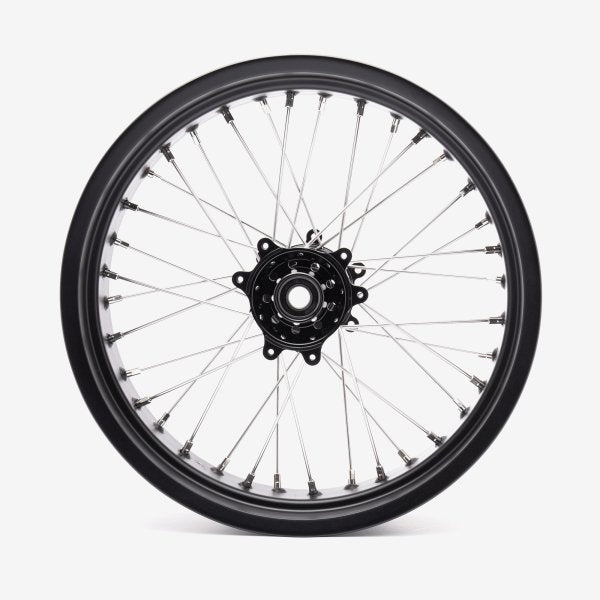 Full-E Charged Front And Rear Wheel Set 17inch X 3.5 & 17inch X 4.25 for Ultra Bee Black