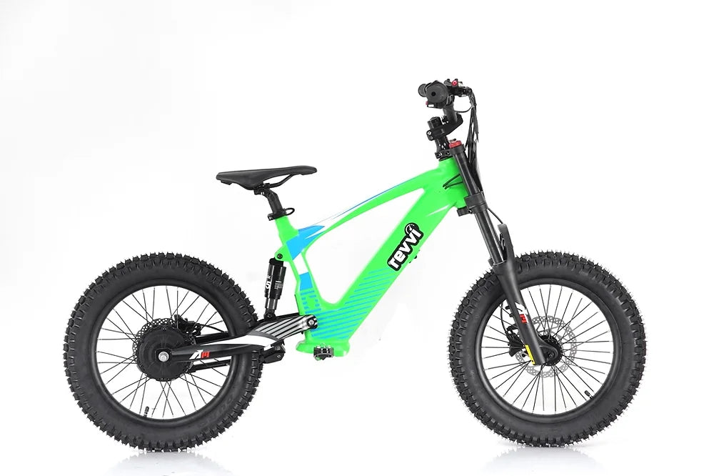 Revvi 18" Electric Bike - Green