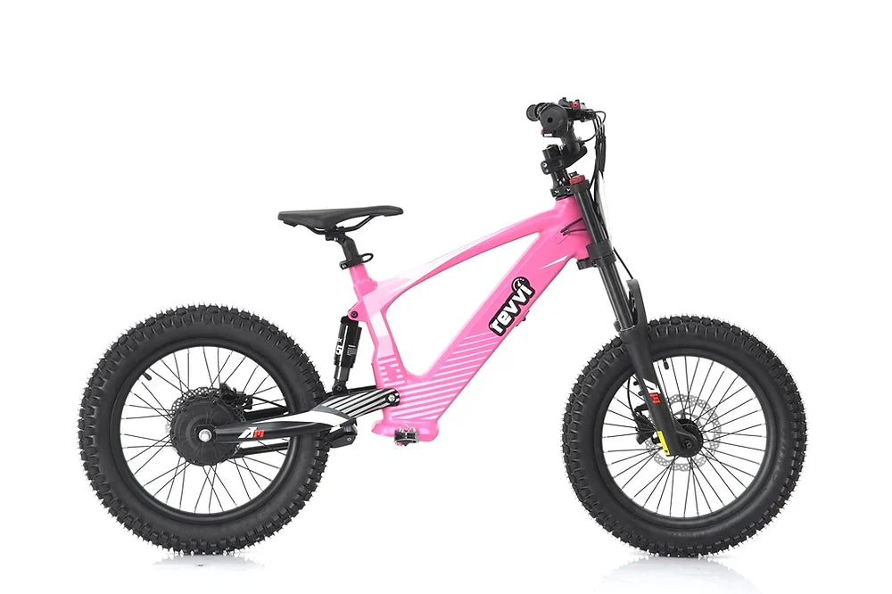 Revvi 18" Electric Bike - Pink