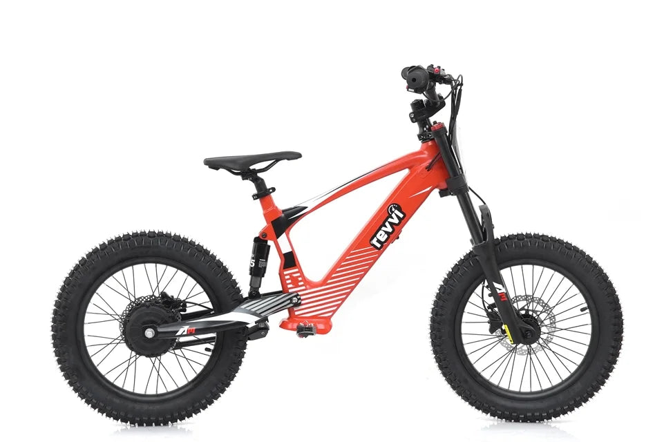 Revvi 18" Electric Bike - Red