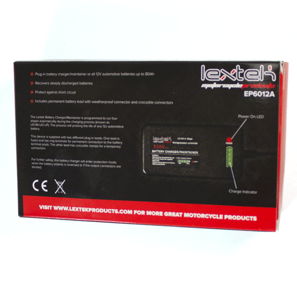 Lextek Battery Optimiser Charger 12V