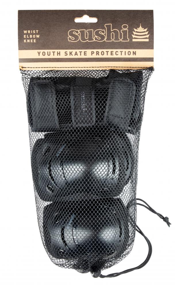 Sushi 3-Pack Padset Youth 9 - 12 years Black