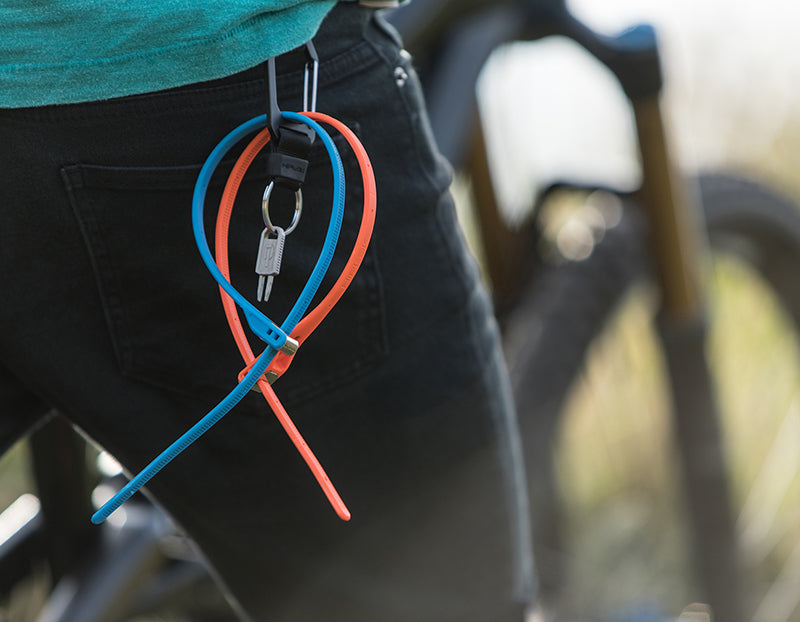 Hiplok Z-LOK Armoured Reusable Tie (Twin Pack)