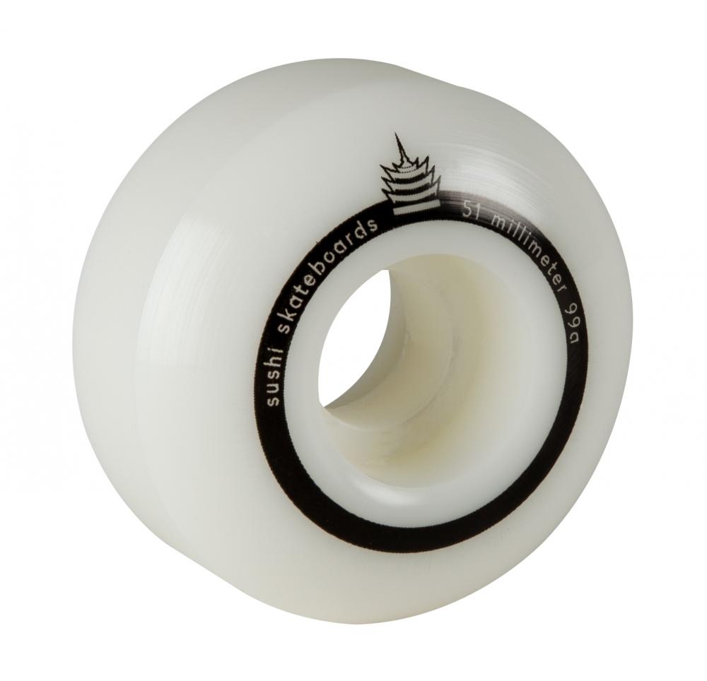 Sushi Wheels Pagoda Team V2 White 51mm