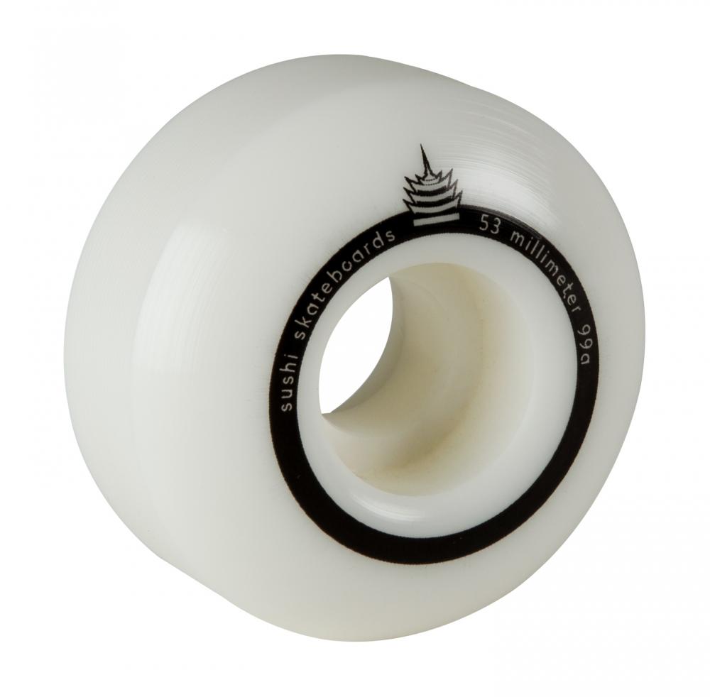 Sushi Wheels Pagoda Team V2 White 53mm