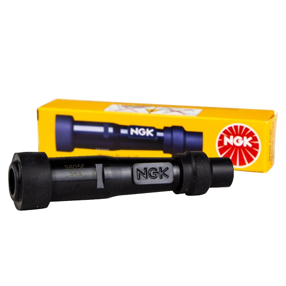 PLUG COVER - NGK SB05E (black) - STOCK No. 8374 - SINGLES