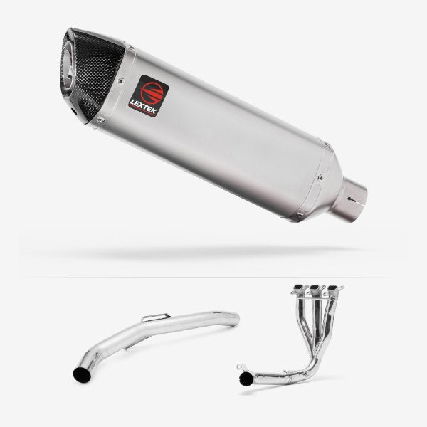 Lextek VP1 Exhaust System with Link Pipe for Triumph Explorer 1200 (12-18)