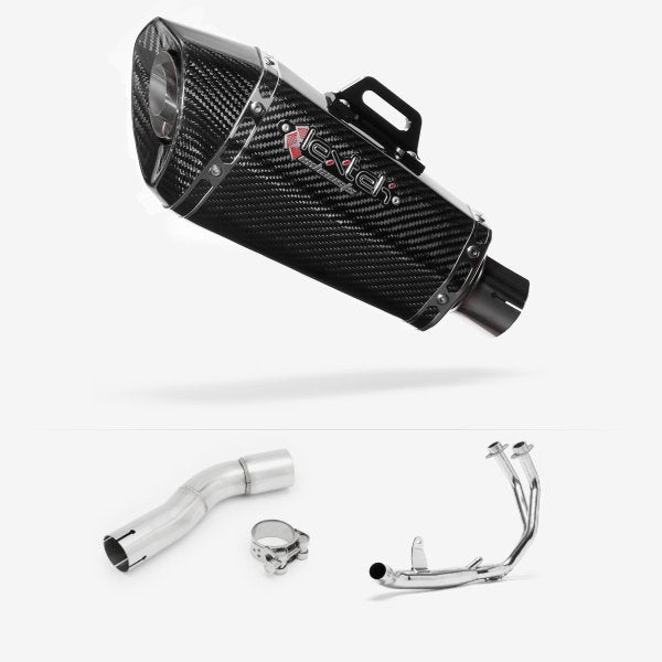 Lextek XP8C Carbon Fibre Exhaust System 210mm for Honda CMX500 Rebel (17-19)
