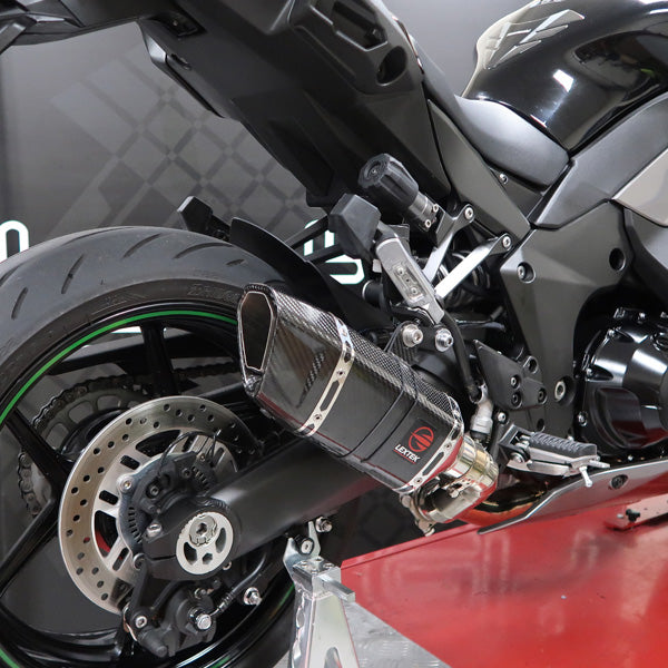 Lextek SP5 Matt Stainless Steel Exhaust System 200mm for Kawasaki Ninja 1000SX (20- )