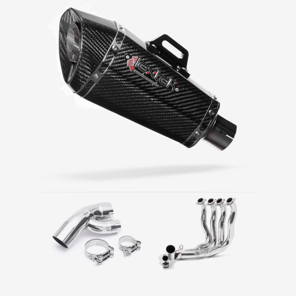 Lextek XP8C Carbon Fibre Exhaust System 210mm for BMW S1000XR (15-19)
