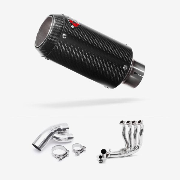 Lextek CP8C Full Carbon Exhaust System 150mm for BMW S1000XR (15-19)