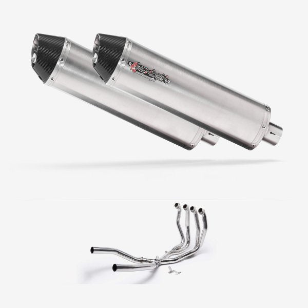 Lextek Stainless Steel RP1 Exhaust System 400mm for Suzuki GSX 1300 R Hayabusa (21-24)