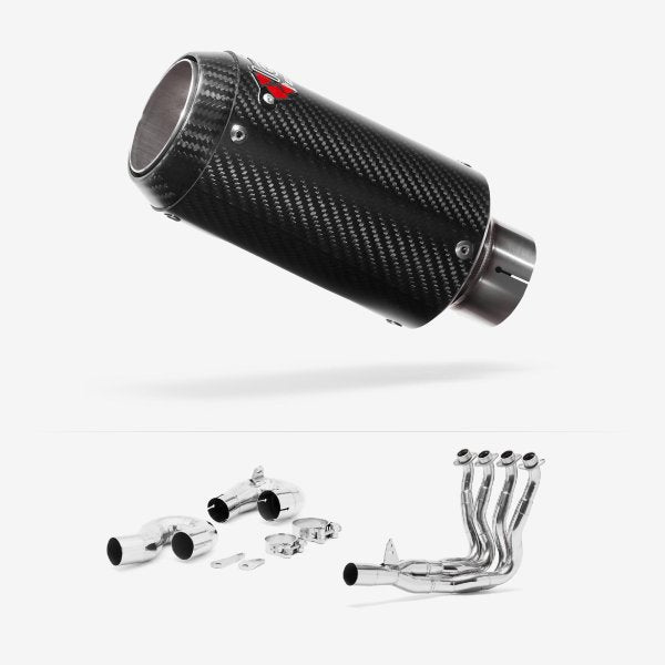 Lextek CP8C Full Carbon Exhaust System 150mm for Honda CBR1000RR Fireblade (14-16)