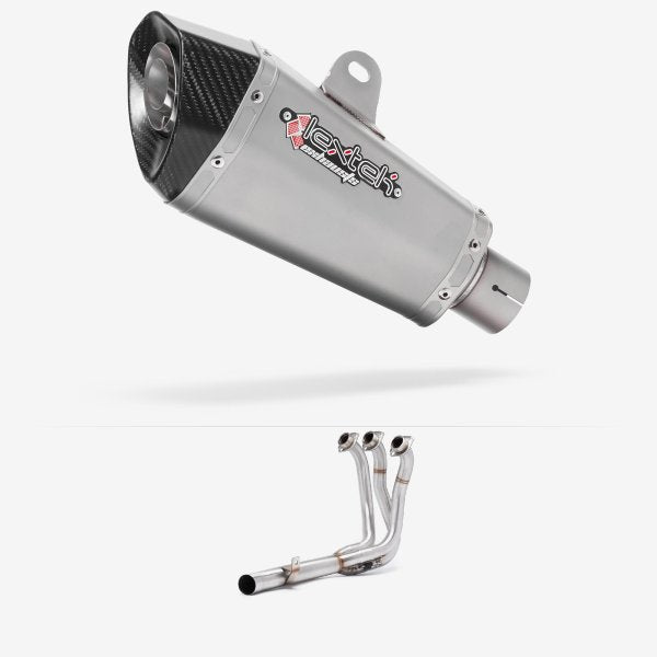 Lextek Stainless Steel XP10 Matt S/Steel Exhaust System 210mm Low Level for Yamaha MT-09 (21-24)