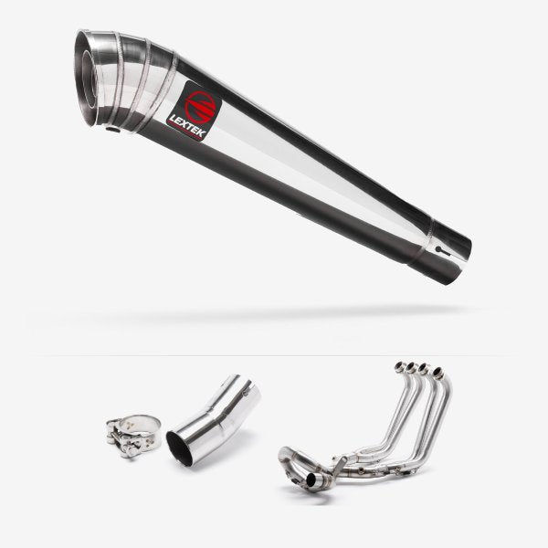 Lextek Stainless Steel MP4 Full Exhaust System for Honda CB1000R (18-24)