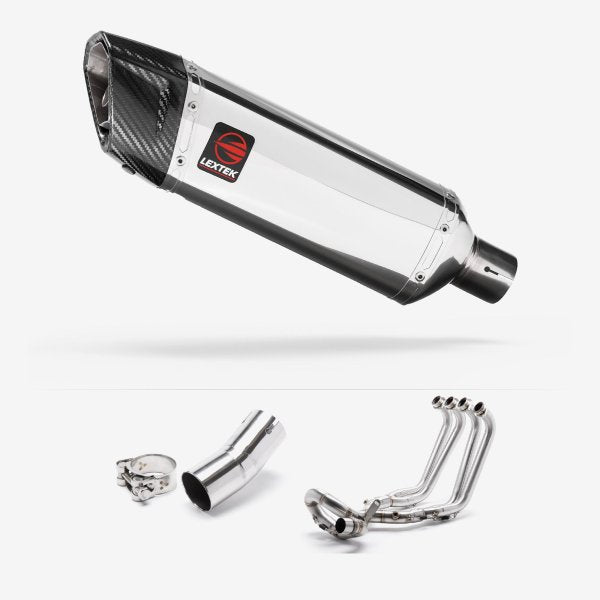 Lextek Stainless Steel SP4 Full Exhaust System for Honda CB1000R (18-24)