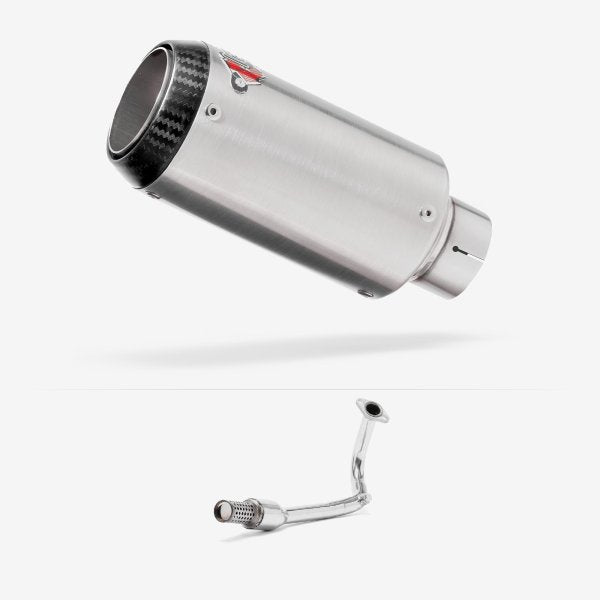 Lextek Stainless Steel CP1 Full Exhaust System for Lexmoto Echo 50 (17-24)