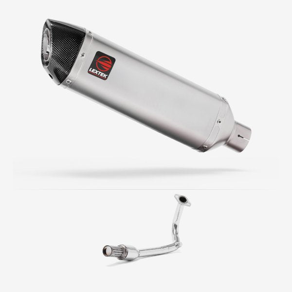 Lextek Stainless Steel VP1 Full Exhaust System for Lexmoto Echo 50 (17-24)