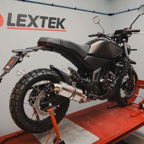 Lextek Stainless Steel OP4 Full Exhaust System for Lexmoto RSS 125 (22-24)