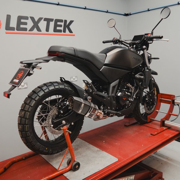 Lextek Stainless Steel SP11C Full Exhaust System for Lexmoto RSS 125 (22-24)