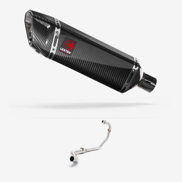 Lextek Stainless Steel SP9C Full Exhaust System for Lexmoto RSS 125 (22-24)